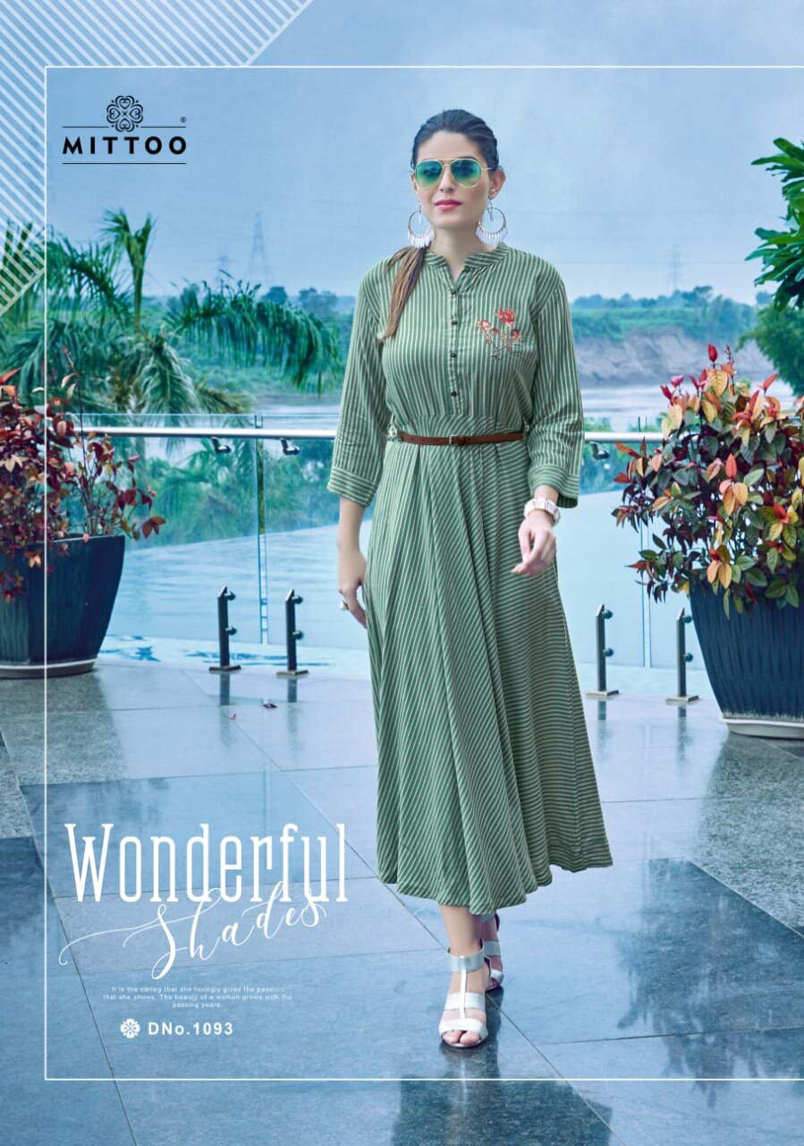 Belt Vol-4 Mittoo Rayon Flex Full Flair Kurti Catalog Belt Vol-4 Mittoo Rayon Flex Full Flair Kurti Catalog